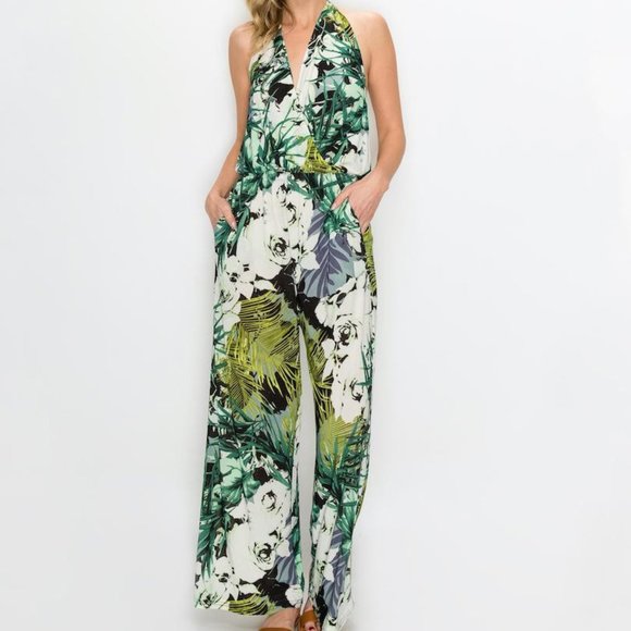 Dresses & Skirts - Tropical Jumpsuit Romper